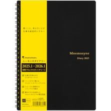 aklow akyoleticaret Mnemosyne 2025 Aylık Takvim, Sekmeli Aylık Planlayıcı, 21,6 x 14,7 cm (A5), 1 Ea (MND283-25)