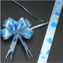 aklow akyoleticaret Paket Süsü Pratik Fiyonk, 10'lu, 35 Cm, Bebek Mavisi