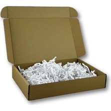 aklow akyoleticaret 19X29X5 cm Kilitli Dayanıklı E-Ticaret Karton Kargo Kutusu 25 Adet