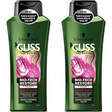 aklow akyoleticaret Hassas ve Yıpranmış Saçlar Için Bio-Tech Restore Şampuan 360 Ml, 2'li Set