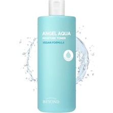 aklow akyoleticaret Angel Aqua Moisture Toner, Nemlendirici ve Yatıştırıcı Tonik, Hyaluronik Asit, Panthenol, 500 ml