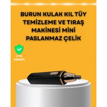 Pileli Store USB Şarjlı Sessiz Burun ve Kulak Kılı Temizleme Cihazı