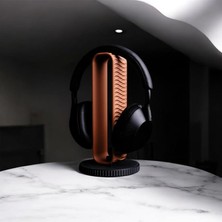 MSP ve Minimalist Kulaklık Standı/kulaklık Tutucu (Bakır-Siyah)