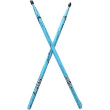 MSP Rock 5A Davul Bageti Blu Çatlak Model El Yapımı Baget