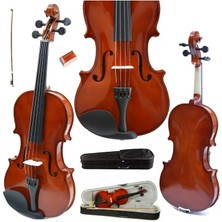 MSP 4/4 Yetişkin Kemanı Parlak Keman Set