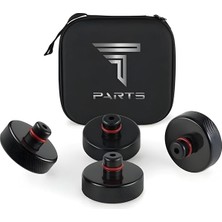 MSP Parts Tesla Model S x 3 Y Juniper/standart Uyumlu Lift Takozu Seti, Tesla Model S x 3 Y Lift Takoz Takımı, Takoz, Batarya Koruyucu Lift Takozu Seti Alt Panel Koruma (4 Adet)