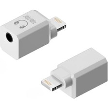 aklow akyoleticaret Lightning To 3.5 mm Kulaklık Adaptörü Yüksek Ses Kalitesi Çevirici Otgbx