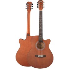 MSP PHX-188EQ Set Masif Ağaç Elektro Akustik Gitar 4/4