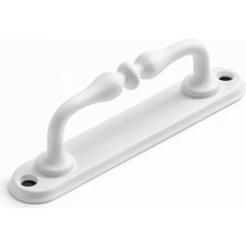 aklow akyoleticaret Dolap Çekmece Tutamağı Kulp Saclı Kulpları Beyaz Metal 12 cm Kapı Çekme Kolu Dolap Mobilya