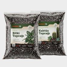 MSP Bitki Bakım Seti 1 Adet 5 Litre Kaktüs Toprağı + 1 Adet 5 Litre Bitki Toprağı Toprak