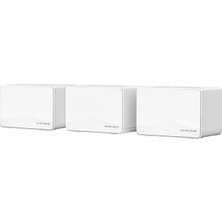 MSP Halo H25BE(3-PACK) | Wi-Fi 7 Mesh Sistemi | BE3600 Mbps Hız | Fiber Uyumlu | Dual-Band | 3X1G Port | 650 M² Kapsama | Mlo | 320 Mhz, 4k-Qam | 8k Yayın | Kolay Kurulum ve Kullanım