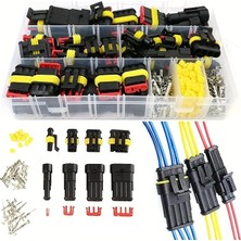 MSP Konnektör Seti Oto Elektrik Kablo Soketleri Su Geçirmez Kutulu Yüksek Kaliteli Otomotiv Car System Terminal Connection (Gerçek Adet 300 Parça )