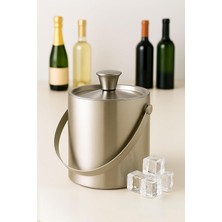 MSP Buz Kovası Çift Cidarlı Yalıtımlı Endüstriyel Inox Şampanya Şarap Bira Soğutucu Medium 1.2 Litre, 7430000722052