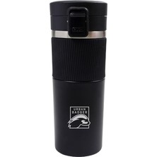 MSP Badger Paslanmaz Çelik Siyah Termos 480ML, Dayanıklı Kamp Ekipmanları, Kamp Aksesuarları, Açık Hava Sporları, Doğa Sporları, Yürüyüş, Kamp Mutfağı, Kamp Malzemeleri