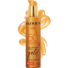 MSP Sun Gold Altın Işıltılı Yüz ve Vücut Yağı SPF50 150 ml