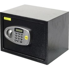 MSP LCD Ekranlı Orta Boy Kasa Y-MS0000NFP - Standart Güvenlik -Master Şifre - 2 Adet 6 Şifeli Anahtar - 25 x 35 x 25 cm - Siyah