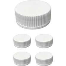 MSP Plastik Kapak, 41/18MM, 3l Kulplu Galon Şişe Uyumlu, Sızdırmaz Yedek Kapak, Beyaz (5)