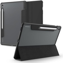 MSP Galaxy Tab S10 Fe Plus ile Uyumlu Kılıf Ultra Hybrid Pro Manyetik Stand Özellikli Sararmaya Dayanıklı Siyah Şeffaf Kapak - ACS09446 (Spigen Tr Garantili)
