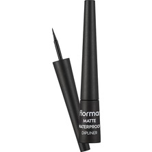 MSP Suya Dayanıklı Mat Dipliner (Siyah) - Waterproof Dipliner - 001 Black - 8690604536481