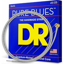 MSP Strings PB545 45-125 Orta Boy Set El Yapımı Saf Mavi Kaplamalı 5 Telli Bas Telleri Pb5-45