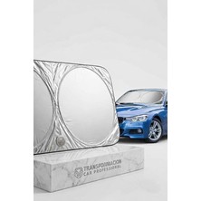 MSP Oto Güneşliği 150X70CM Ön Cam Tam Koruma Metalize Pratik Güneşlik 422255