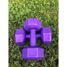 MSP Dambıl Seti Köseli Vınyl 2 kg Ağırlık Seti 2 kg x 2 Adet = 4 kg