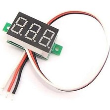 MSP Mini Dijital Voltmetre Dc 0-100V 0.28 Inç Kırmızı