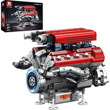 MSP Yetişkinler Için V8 Motor Modeli Kiti, Mekanik Araba Motoru Bina Seti
