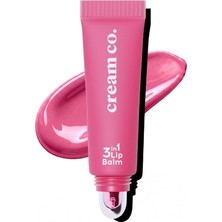 MSP Co. Nemlendirici Parlatıcı 3in1 Lip Balm, Dudak Bakım, Bubblegum Pembe, Hyaluronik Asit Seramid