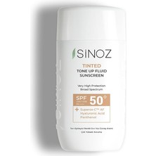 MSP SPF50 Tinted Sıvı Yüz Güneş Kremi - Yeni Nesil Güneş Filtreleri ile Hibrit Formül 50ML