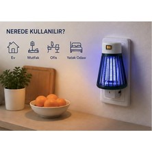 MSP Elektrikli Sinek ve Böcek Öldürücü Lamba, Priz Tipi, Iç Mekan, 1W, AC100-240V