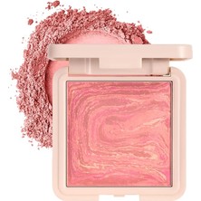 MSP Cosmetics Marble Baked Blusher Fırınlanmış Allık & Aydınlatıcı - 04 Rosy Rose
