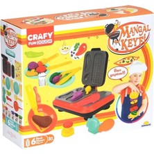 MSP Oyun Hamur Set Mangal Keyfi 6X50GR 22 Parça Büyük