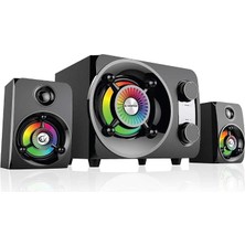 MSP Rms-G8 2+1 25 W Bluetooth USB Sd Fm Radyolu Rainbow LED Işıklı Gaming Ses Sistemi