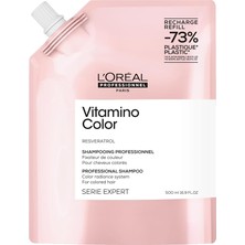 MSP Professionnel Paris Serie Expert Vitamino Color Boyalı Saçlar Için Renk Koruyucu Refill Şampuan 500ML