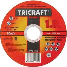 MSP Inox Metal Kesici Taş, 115 x 1.0 x 22 Mm, 25 Adet