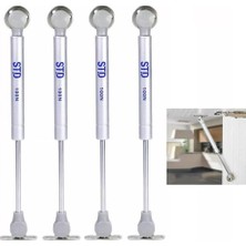 MSP Amortisörü, Mutfak Dolabı Kapak Pistonu, 100N, 27CM, Yumuşak Kapanma, Kolay Montaj, 4 Adet