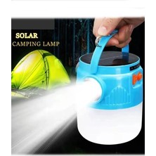 MSP 4 Mod Güneş Enerjili Fener Çadır Lambası Solar Şarjlı ve Askı Aparatlı