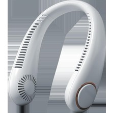 MSP Takılan Şarjlı Vantilatör – 1200MAH USB Neck Fan, 3 Kademeli Hız, Hands-Free Taşınabilir Serinletici (Spor, Seyahat, Günlük Kullanım)