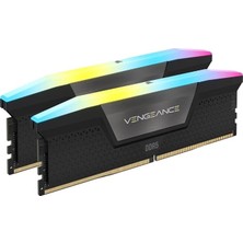 MSP Vengeance Rgb Ddr5 Ram 48 GB (2 x 24 Gb) 6000 Mhz CL36 Intel Xmp Icue Uyumlu Bilgisayar Belleği - Siyah (CMH48GX5M2E6000C36)