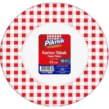 MSP Kullan-At Karton Tabak 21 cm Büyük 10'lu 1495