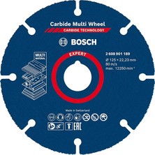MSP 1x Expert Carbide Multi Wheel Kesici Diskler (Sert Ahşap, Çivili Ahşap, Plastik, Alçıpan Panel, Ø 125 Mm, Aksesuar Küçük Avuç Taşlama Makinesi)