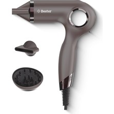 MSP HD8002 Profesyonel Saç Kurutma Makinesi, 1800 Watt Bldc Motor, Akıllı Isı Döngüsü, Negatif Iyon Teknolojisi, Manyetik Başlık, 110.000 Rpm