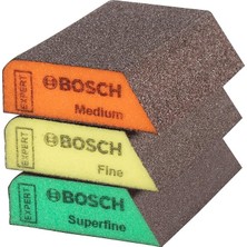 MSP 3 x Expert S470 Kombi Zımpara Süngerleri (Ahşap Üzerine Boya Için, Yumuşak Ahşap, Ø 69 x 97 x 26 Mm, Orta/ince/süper Ince, Profesyonel Aksesuar El Zımparalama)