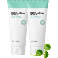 MSP & Beyond Angel Aqua Cica Cream Nemlendirici Yatıştırıcı Krem Seti Cica Centella Panthenol Vegan 2X150 ml