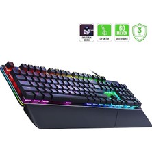 MSP Calypso V2 Rgb Optik Su ve Toza Dayanıklı Mekanik Blue Switch USB Dıy Gaming Klavye