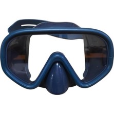 MSP Ms-60 Tempered Cam Yüzücü Maskesi, Lacivert, Unisex
