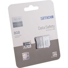 MSP Hafıza Kartı 8 GB Sd Kart Adaptörlü 100 Mb/s SH-101, 33935