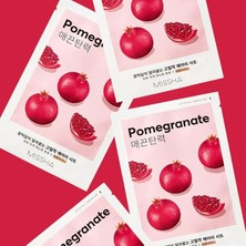 MSP Nar Özlü Yaşlanma Karşıtı Bakım Sunan Yaprak Maske (1AD) Airy Fit Sheet Mask Pomegranate