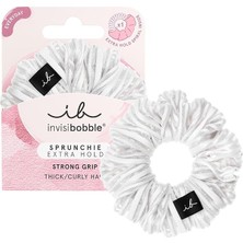 MSP Sprunchie Extra Hold Pure White 1 Adet Güçlü Kumaş Toka